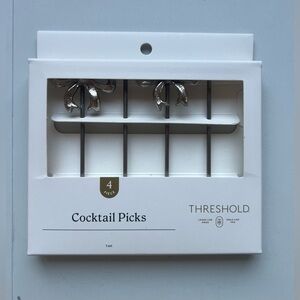 Threshold Silver Metal Bow
Cocktail Picks Set of 4